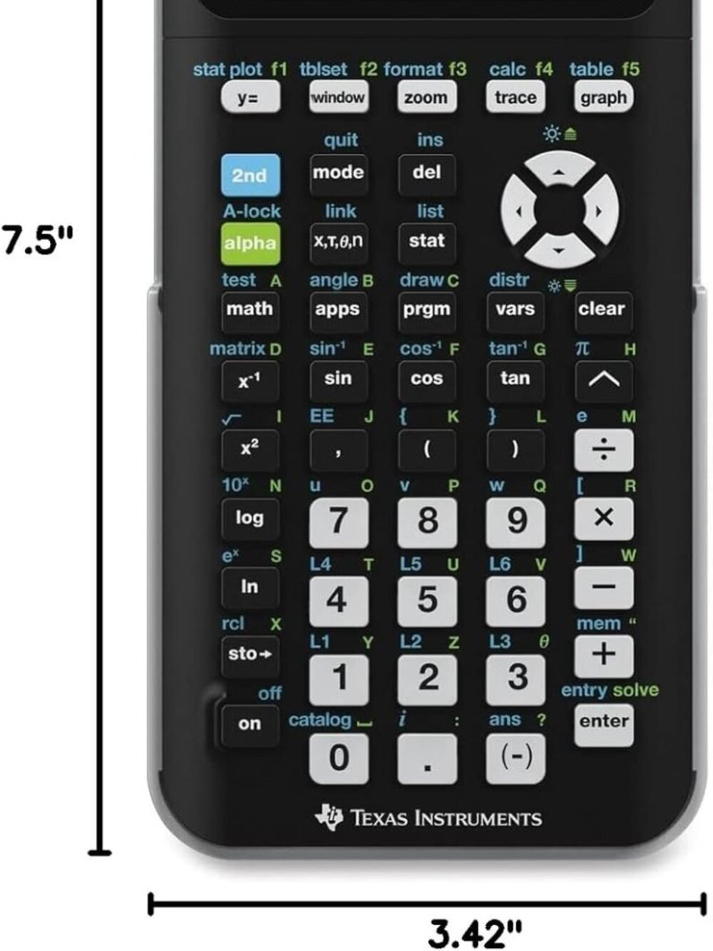 TI-84 Plus CE w/Python Color Graphing Calculator Texas Instruments - Picture 3 of 7